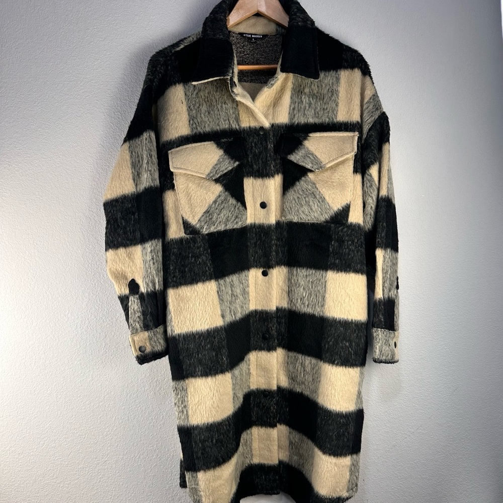 Steve Madden Chloe Shirt Jacket Sz L